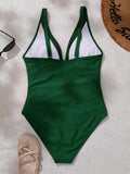 Sexy Black One Piece Swimsuit 2026 Women Mesh Patchwork Transparent Tummy Control Swimwear Bathing Suit See Through Monokini