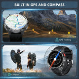 2026 New T-Rex3 Pro GPS Tracker Smartwatch Men 120-Day Standby 1100mAh Clock Rugged Outdoor Sport 10ATM Waterproof Call Watches