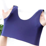 Shockproof Push-up Wireless Yoga Daily Bra Women Bra Wide Shoulder Strap Hollow Out Lace Seamless Thin Anti-exposure Comfort