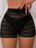 2026 Crochet Swimsuit Pants Sporty Shorts Swimwear Women Solid Bathers Bathing Swimming Swim Suit Female Beachwear