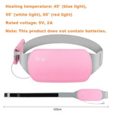 AGDOAD USB Menstrual Heating Pad With Abdominal Vibration Massager