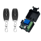 433Mhz Remote Control Wireless Switch DC 12V 1CH RF 10A Relay Receiver and 2CH Transmitter For Door Electromagnetic Lock