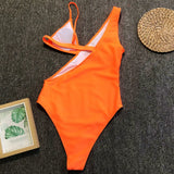 3 Colors Sexy One Piece Swimsuit Swimwear Women Hollow Solid One-piece Bathing Suit Beachwear Banadores Mujer 2026 Bikinis Mujer