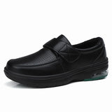 Platform White Shoes Women Casual Comfortable Light Nurse Work Shoes Fashion Slip on Non-slip Loafers Chaussure Femme