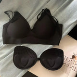 MOYISU Seamless Anime Bodysuit Women Halter Cross Back Invisible Fit Small Bust Enhancer Summer Layering Piece CA Fast Deliver