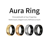 AURA Matt Smart Ring Fitness Sports Health Monitor Sleep Temperature Top Quality Long Battery Rose Gold Ring for Woman Ladies