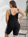VigoJany 2026 Solid Patchwork Plus Size Swimwear Women Strapped Push Up Large One Piece Swimsuit Summer Chubby Bathing Suit