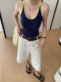 Sports vest U-neck slim fit camisole bottoming T-shirt