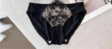 Deep V Halter Neck Bra Set French Style, Lace Push Up Bralette for Small Chest, Sexy Wireless Triangle Bra Set MOYISU Sexy Tushy