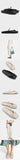 2025 Summer Elegant Black Square Toe Ballet Flats Shoes Women Butterfly Knot Slip On Comfy Walking Mules Shoes Outdoor Slides