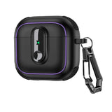 2025 Armor Lock Earphone Cover For AirPods 4 Pro2 3 2 1 Case TPU PC Shockproof Headphone Box For AirPods Pro 2 2nd 4th Cases