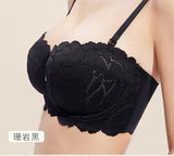 Full Bust French Lace Bralette Wireless Support for Women Plus Size Full Coverage T-Shirt Bra Anti Sagging Comfort MOYISU Sexy