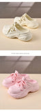 2026 New Leisure Platform Clogs For Women Men Summer Street House Shoes Soft EVA Lace-up Style Slippers Couples Beach Sandals
