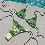 Lace Bikini 2026 Push Up Women Swimsuits Sexy Swimwear Brazilian Biquini Micro Bikinis Patchwork Swim Suit Bathingsuit Beachwear