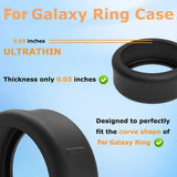 For Samsung Galaxy Ring Elastic Ring Case Anti-Drop Silicone Smart Ring Skin Cover for Galaxy Ring Size 5 6 7 8 9 10 11 12 13