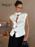 Fashion Women Short Sleeve Tops Tees Button Hollow Out Solid Slim Sheath Elegant Office Top Casual Cheongsam Inspired T-Shirt