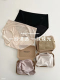Women's seamless mid-waist underwear summer cotton bottom breathable briefs comfortable