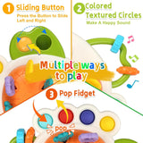 Pull String Sensory Toy Silicone Montessori Baby Teether