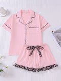 Women's Sleepwear 2026 New Summer Comfortable Pajamas Sets for Women Lapel Homewear Short Sleeve Shorts Set Pijamas Pajamas Set