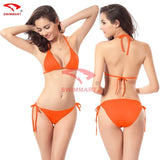 Summer Beach Bandage Bikini Sets Womens Sexy Swimwear Micro Bikini Set Tie Side G-String Thong Beachwear Swimsuit Bathing Suits