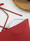 2026 Strappy Printed One Piece Swimsuit Women Sexy Hollow Swimwear Female Solid Bathers Bathing Swimming Swim Suit Beachwear