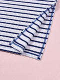 Summer slim temperament hot girl striped halterneck backless skirt suit vest casual suit