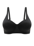 Large size bra black women's bra all season daily Lingerie with steel support multi size sexy bra 90D-110DA2903