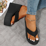 Women Beach Flip Flops Soft EVA Slippers Summer Platform Shoes Woman Super High Heels Female Fashion Slides Wedges Sandals