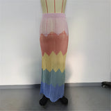 New Colorful Hollow Out Knitted Tunic Beach Cover Up Cover-ups Beach Dress Beach Wear Beachwear Long Skirt Female Women K6588