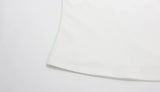 Ahagaga Fashion Women's Summer Club T-Shirt Tops Versatile Waist-cinching Chest Hollow Out Short Sleeves Y2k Sexy Female Casual