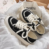 Women's Shoes White  New Canvas Shoes Breathable Comfortable Platform Outdoor Casual Sports Shoes Zapatillas De Mujer