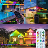 MIMIRGB Outdoor LED String Lights IP67 Waterproof With App Control