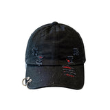 Men Women Denim Baseball Cap Stylish Solid Color Adjustable Hats for Travel Daily Wear Summer Sun Hats