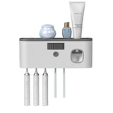 Wireless Charging UV Toothbrush Disinfector Non Perforated Toothbrush Holder Toothbrush Disinfector Storage Rack
