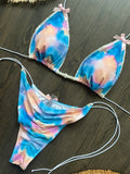 Micro Bikinis 2025 Sexy Women Swimsuit Swimwear Female Thong Bikini Set Biquini Bathing Suit Print Swimming Suits Beachwear