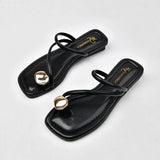 Beach Flip Flop Clip Toe Women Flats Slippers Shoes Outdoor Casual Ladies Low Heel Slides