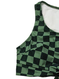 2026 Large Plus Big Size Swimsuit Women Sporty Bikinis High Waist Neck Swimwear Female Bathers Bathing Swimming Swim Suit 5XL