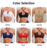 New Summer Sexy Sports Bra Workout Brasier Running Breathable Fitness Underwear Female Quick-Dry Yoga Clothes Gym Top Woman