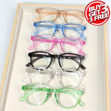 6pcs Fashion Oval Reading Glasses Colorful Chic Presbyopic Glasses For Women Men 1.0 To +4.0