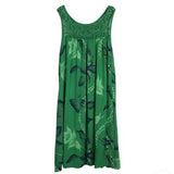Mini Dress Floral Printed Lace Stitching O-Neck Sleeveless Women Summer Loose Tank Dress