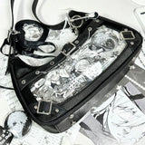 Cute Y2k Womens Shoulder Bag Fashion Elegant Sweet Lolita Jk Ita Bag Transparent Literary Kawaii Exquisite Female Handbag Purse