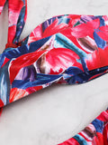 2025 Printed One Shoulder Bikini Women Sexy Swimwear Female Thong Swimsuit Bathers Bathing Swimming Swim Suit Beachwear Summer