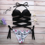 10 Colors Sexy Bikini S-2XL Swimwear Swimsuit Women Cross Bandage Bikinis Set Bathing Suit Female Push Up 2026 Bikini Brasileno