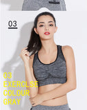 New Sports Bra Women Seamless Gym Jogging Crop Top Female Tops Yoga Fitness Shockproof Vest Sport Bras for Women Sutian Feminino