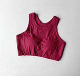 Women's sports bra vest yoga suit, shock resistant running, fitness training, quick drying one-piece vest
