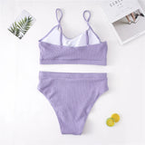 0XL - 4XL 7 Colors Bikini Plus Size Large Size Swimwear Women Swimsuit Female Two-Pieces Bikini Set Bather Bathing Suit V3774B