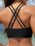 Strappy Bikini 2026 Printed Swimwear Female High Waist Swimsuit Women Two Pieces Bathers Bathing Swimming Swim Suit
