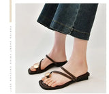 Beach Flip Flop Clip Toe Women Flats Slippers Shoes Outdoor Casual Ladies Low Heel Slides