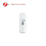 Zigbee Temperature And Humidity Sensor Option Waterproof Smart Life Thermometer Hygrometer For Tuya Z2M Smart Home Automation