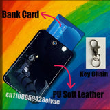 P-Pressure Sebastian Solace For ID Clips Credit Bank Bag Bus Meal Card Holder Cover Pocket Ornament Keychain